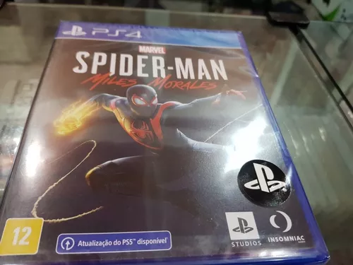 Spider-man Miles Morales Ps4 Mídia Física Novo Lacrado