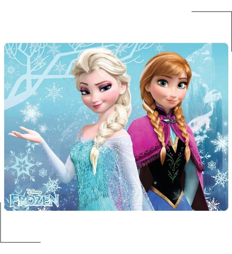 4 Jogo Americano Frozen Disney - Impermeável Limpa Facil Pvc Frozen Disney Infantil 004