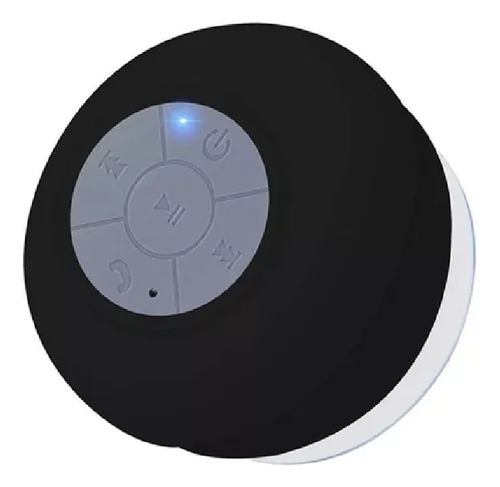 Parlante Resistente Al Agua Negro Altavoz Y Microfono