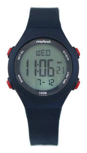 Reloj Mistral Gdx-bbd Cronómetro Timer Alarma Fecha Luz 100m