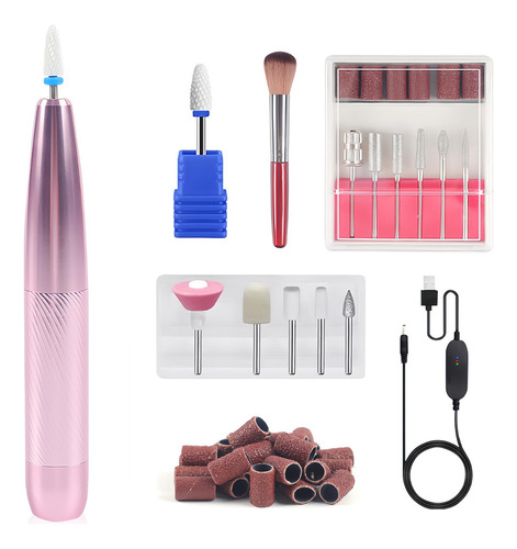 , Taladro De Uñas Eléctrico Portátil Kit Profesional Lima
