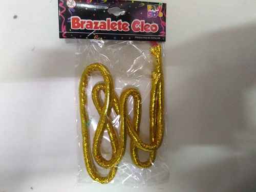 Imagen 3 de 4 de Pulsera Brazalete Cleopatra Serpiente Disfraz Cotillon Oro