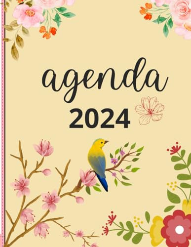Agenda Organizador 2024: Cuaderno De Tarea, Planificador De