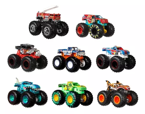 Hot Wheels Monster Trucks Veículo de Brinquedo 1:64 Pacote de 2 -  EletroTrade