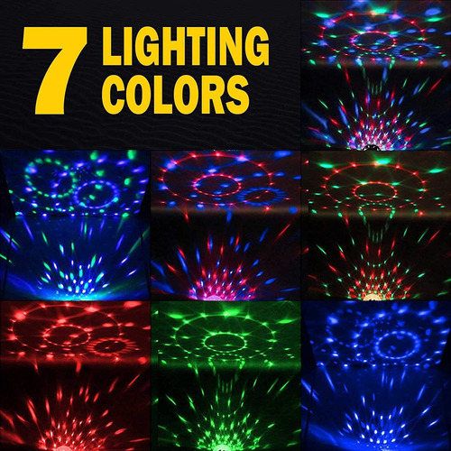 Luces De Discoteca Activadas Por Sonido, Luces Estroboscópic