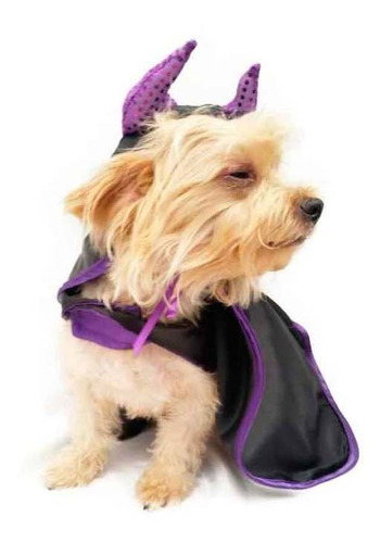 Disfraz Malefican Perro Halloween Talla 1 Mascota Pet Pals