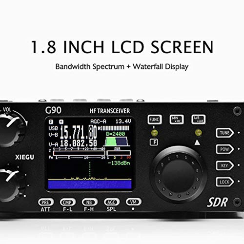 Xiegu G90 Hf Radio Transceptor Sdr Ssb Cw Am Fm 0,5 A 30 M