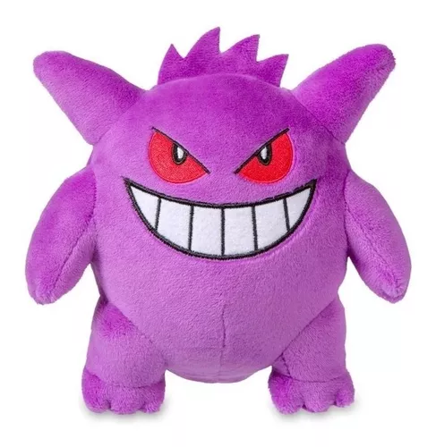 Gengar Mega Shiny Pokémon Fantasma Pelúcia 18x25cm