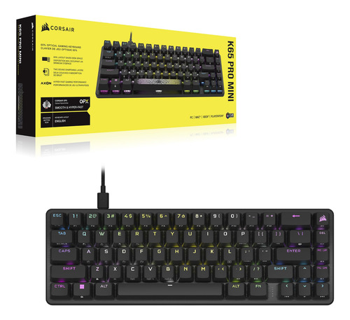 Teclado Para Juegos Corsair K65 Pro Mini Rgb 65% Opx Switche