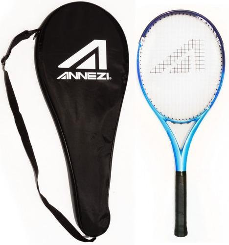 Raqueta De Tenis Grafito Potencia Adulto + Funda + Cuerda