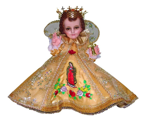 Vestido De Niño Dios Guadalupano Dorado Envio Gratis | Envío gratis
