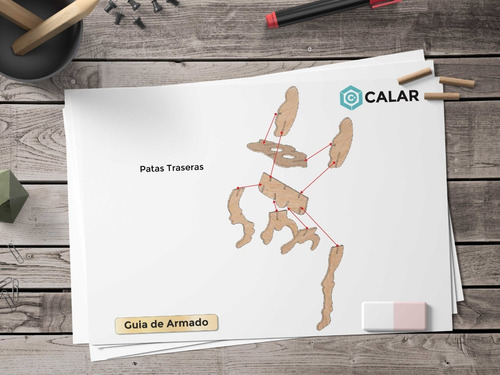 Imagen 6 de 6 de Rompecabezas 3d Dinosaurio Triceratops Para Armar