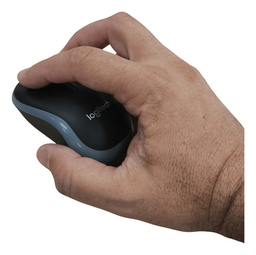 Mouse Sem Fio Logitech M185 1000dpi Usb Wireless