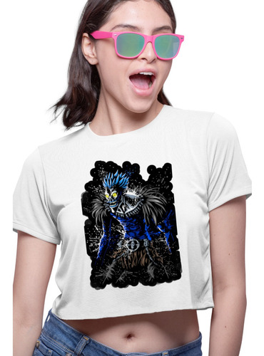 Playera Crop Top Shinigami Ryuk Death-note Anime9