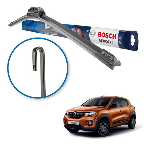 Palheta Limpador Parabrisa Bosch Renault Kwid 2017 A 2023