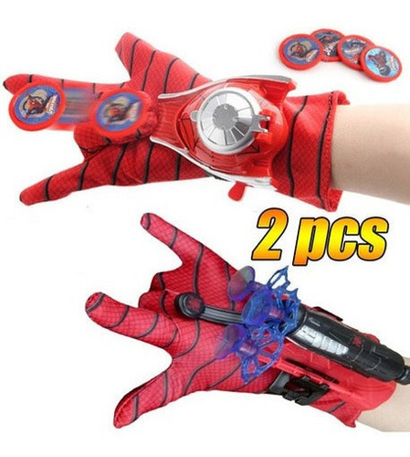 2 Lanzadores De Telarañas De Juguete Para Niños Spiderman