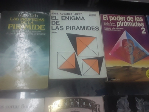 Pirámides - Profecías Poder Enigmas - Lote X 7 Libros 