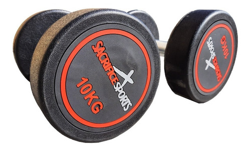 Set Mancuernas Profesionales De 10kg C/u Sacrifice Sports