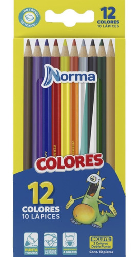 Colores Norma Redondos X 12 Uds