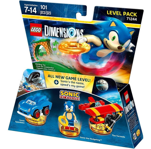 Lego Dimensions Sonic Level Pack Lacrado 71244 Frete Gratis | Parcelamento  sem juros
