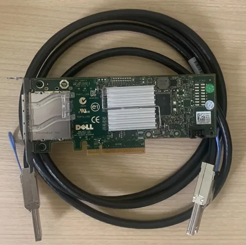 Placa Sas Dell Perc H200e Hba Dual-port 012dnw 0j53x3 | Frete grátis