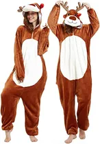 Comprar Kigurumi Pijama Disfraz Rodolfo Reno Navidad Adultos Unisex