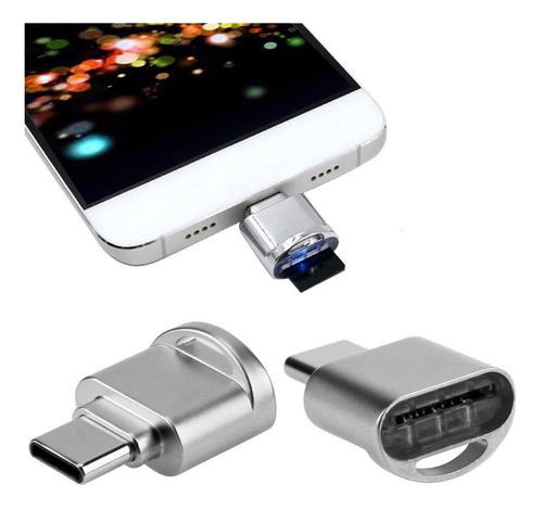 Imagen 1 de 5 de Usb C 3.1 Tipo C Micro Sd Tf Lector De Tarjetas De Memoria O