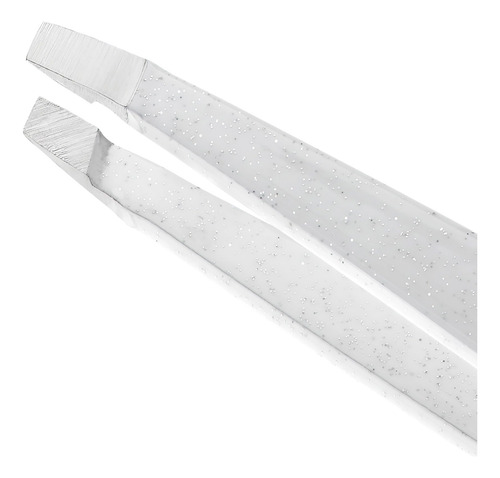 Pinça Tweezerman Moon Dust Slant Em Aço Inoxidável