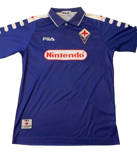 Camiseta Fiorentina Batistuta N°9 1998/1999 - Nintendo