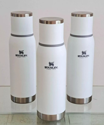 Termo Stanley 1 Litro Con Pico System Matero Cebador Mate 1l Blanco - Pico Blanco