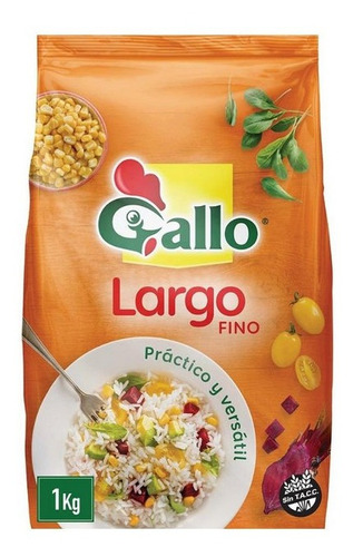 Arroz Largo Fino Gallo X 1 Kg