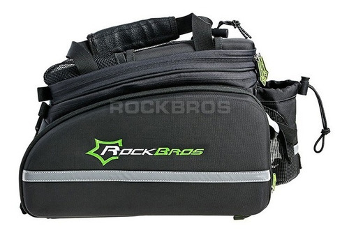 Imagen 3 de 7 de Bolso Para Bicicleta. Con Alforjas Rockbros Cap. 10-35 Lts