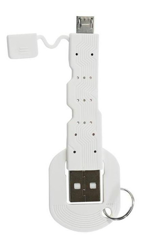 Cabo Chave Micro Usb Smartphone Newlink Cv100 Branco