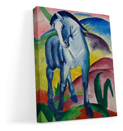 Cuadro Caballo Azul Franz Marc Obra De Arte En Canvas 