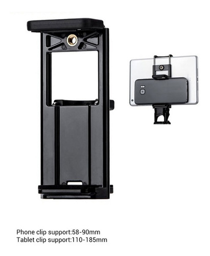 Imagen 5 de 10 de Soporte Combo Para Tripode Para Celular Y De Tableta