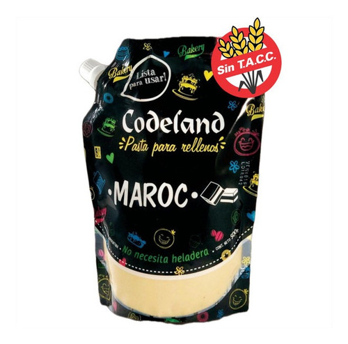 Pasta Codeland Para Relleno Marroc X500grs - Cotillón Waf