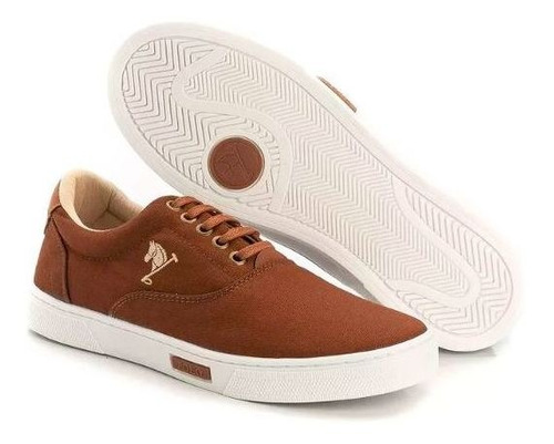 Sapatenis Tênis Masculino Play Polo Joy Café