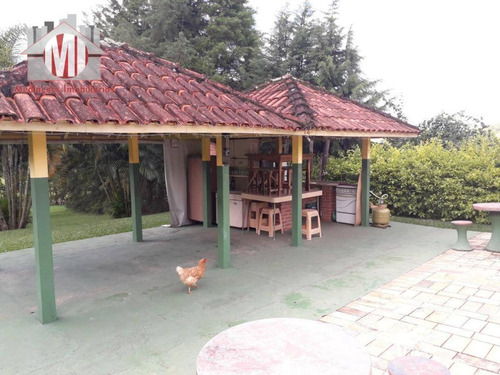 Chácara Com Escritura, 03 Dormitórios À Venda, 1750 M² Por R$ 450.000 - Rural - Socorro/sp - Ch0436