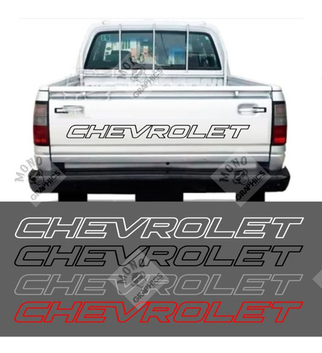 Stickers Chevrolet Luv Letras Portalón 