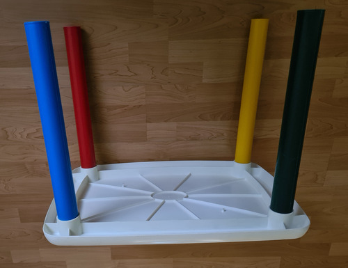 Mesita Infantil De Plastico Blanco (Usado)