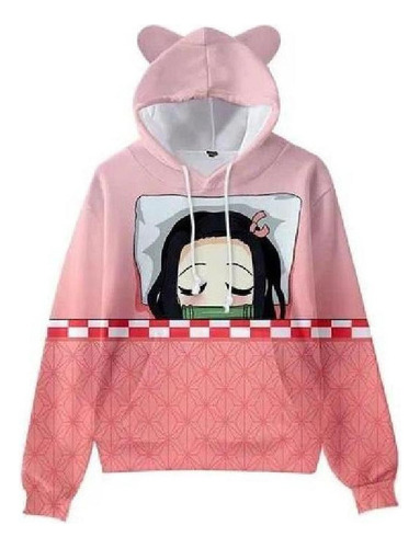 Sudadera Con Capucha De Animé Demon Slayer Para Niños