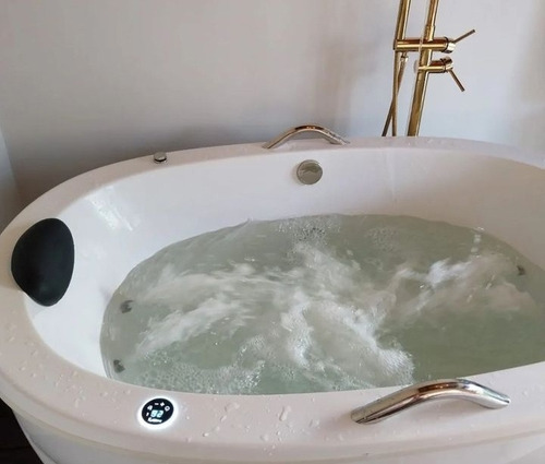 Banheira Ofuro Piacenza 1.60 Hidro+aquecedor Cromo E Ozonio Branco