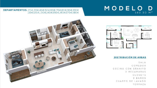 Imagen 13 de 15 de Departamento En Venta, Mazatlán, Sinaloa