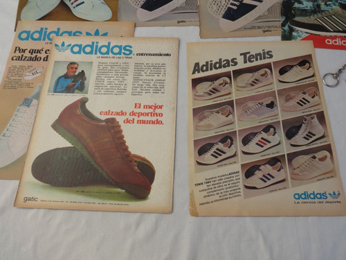 Lote Publicidad + Llavero Antigua Zapatilla adidas Deportivo (Usado)
