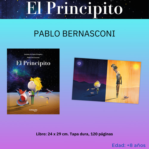 El Principito Pablo Bernasconi Tapa Dura Edición De Lujo