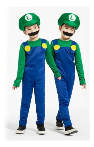 Disfraz Super Mario Bros Niño Luigi