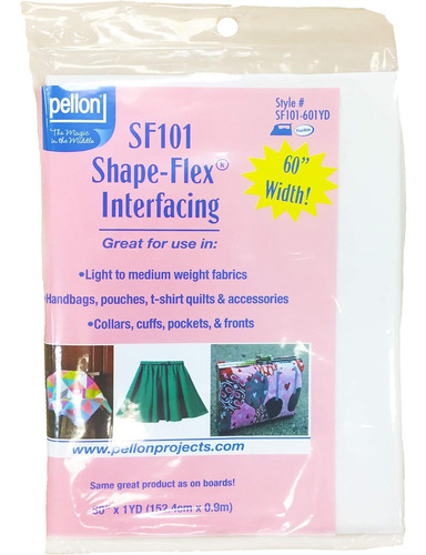 Pelsf101.601yd Shapeflex 100% Algodón Blanco