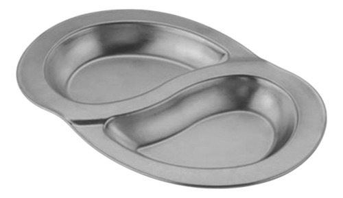 Plato Dividido De Acero Inoxidable, Plato De Fruta, S Plata