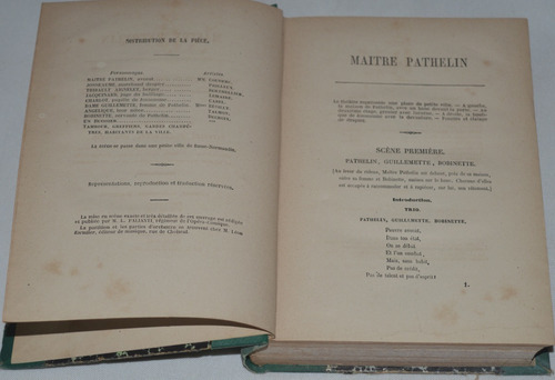 Maitre Pathelin Opera Comique En Un Acte Leuven Langlé  F02