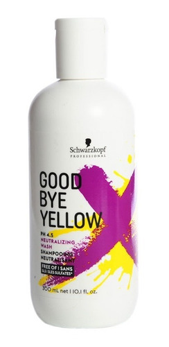 Schwarzkopf Goodbye Yellow Shampoo Matizador Pelo 300ml 3c 